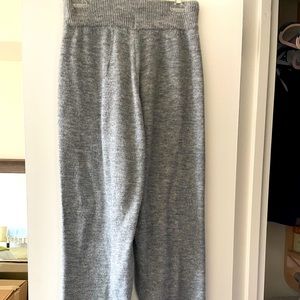 Luca cashmere-like gray joggers.